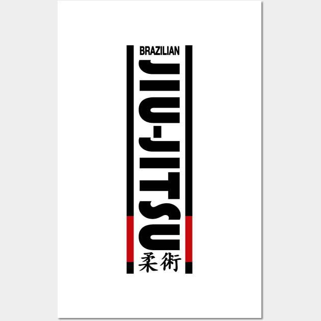 JIU JITSU - BRAZILIAN JIU JITSU Wall Art by Tshirt Samurai